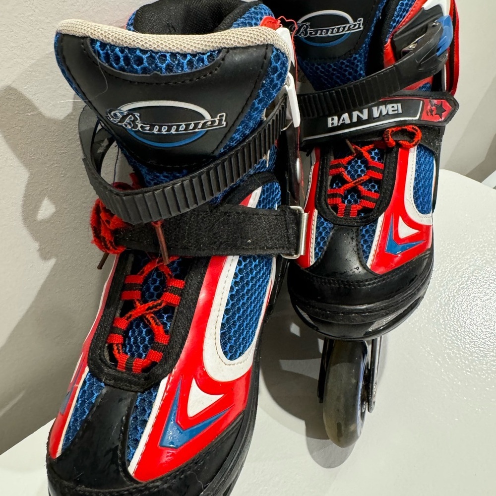 Kids Roller Skates - Red and Blue